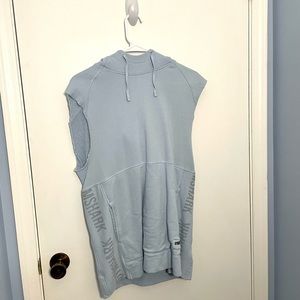 Gymshark sleeveless hoodie mens